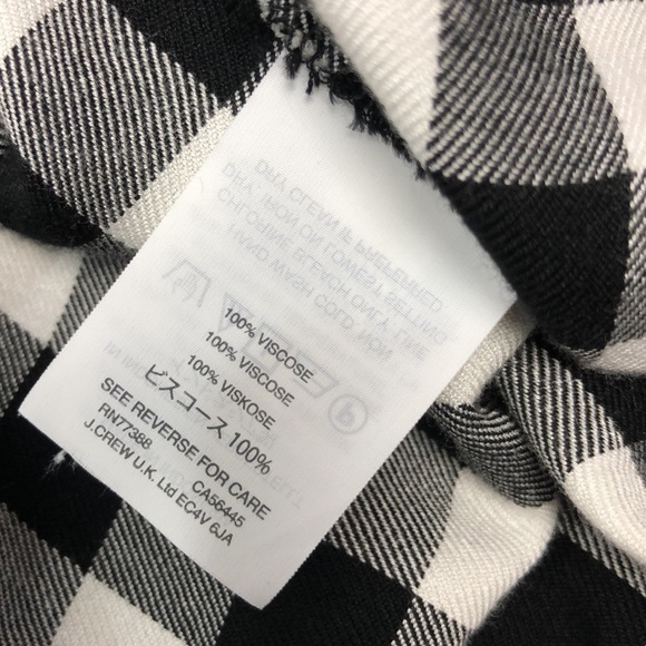 Madewell Button-Back Tie Tee in Buffalo Check Small - Picture 8 of 8